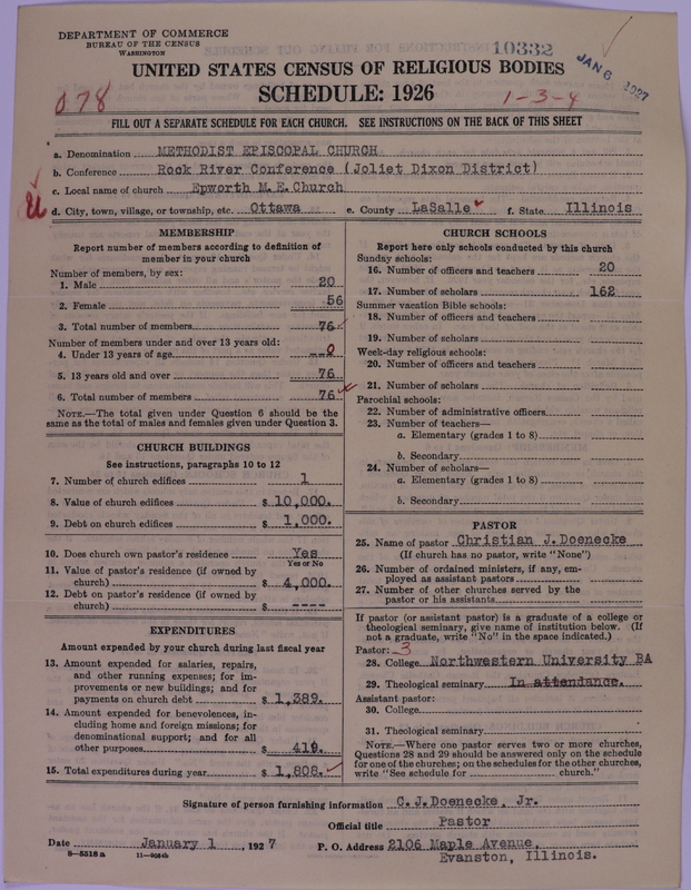 Scan of Methodist Episcopal Church: 10332