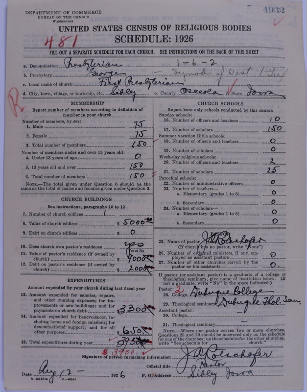 Scan of Presbyterian Church in the United States of America: 4932