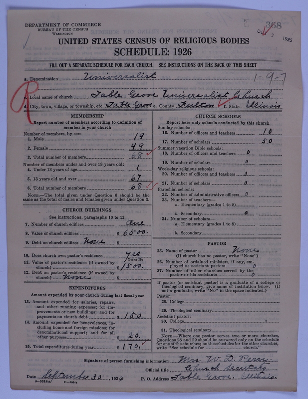 Scan of Universalist Church: 368