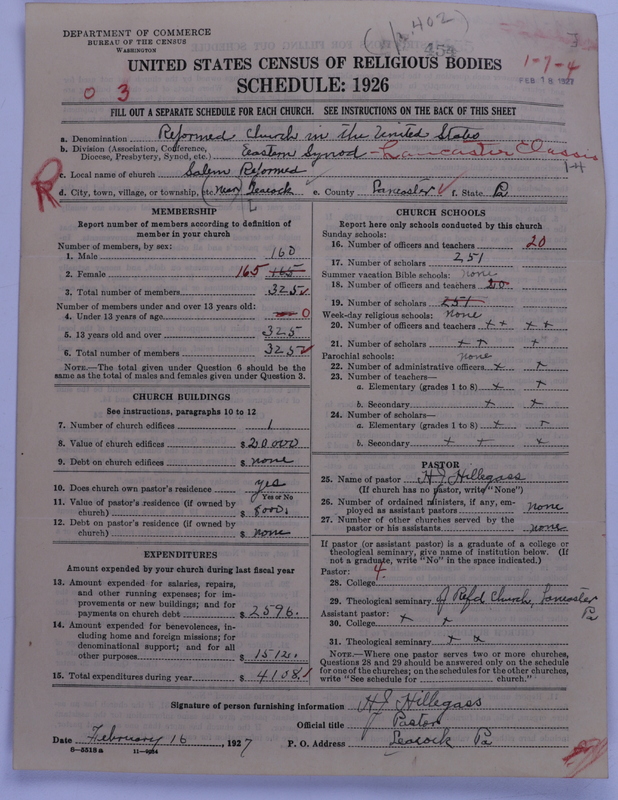 Scan of Reformed Church in the United States: 454