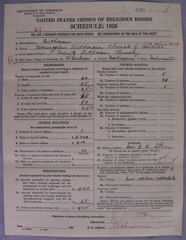 Scan of Norwegian Lutheran Church of America: 820