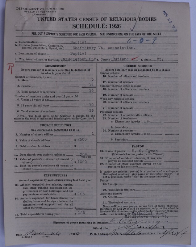 Scan of Federated Churches: 41