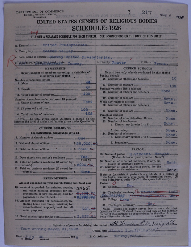 Scan of United Presbyterian Church of North America: 217