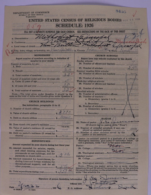 Scan of Methodist Episcopal Church: 8455