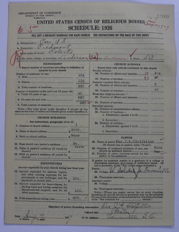 Scan of Presbyterian Church in the United States: 1319
