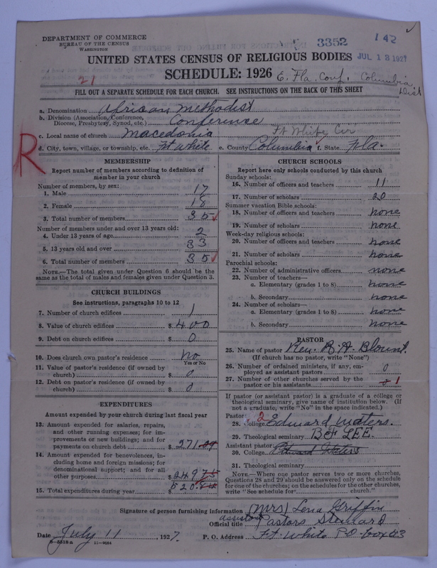 Scan of African Methodist Episcopal Church: 3352