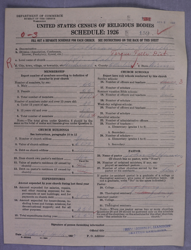 Scan of Lutheran Free Church: 159