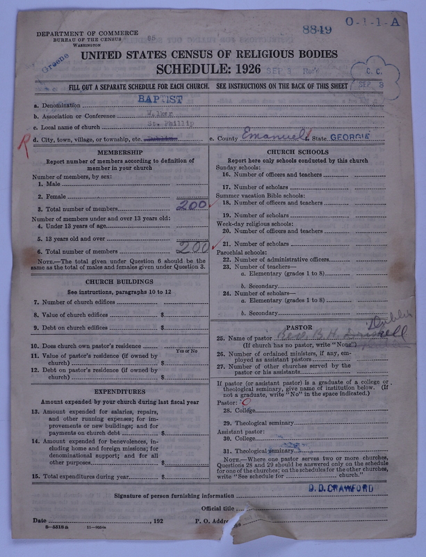 Scan of Negro Baptists: 8849