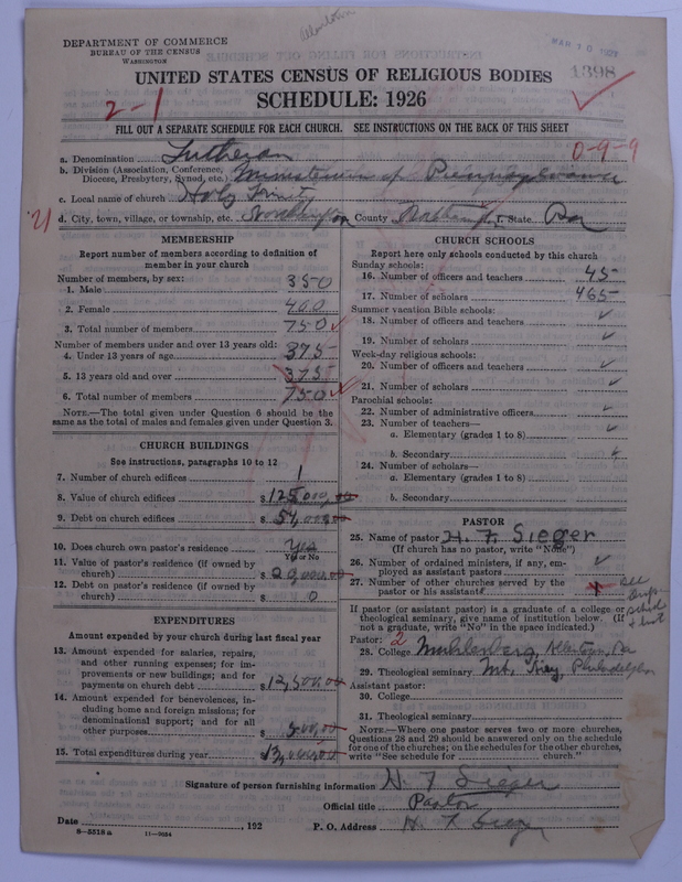 Scan of United Lutheran Church in America: 1398