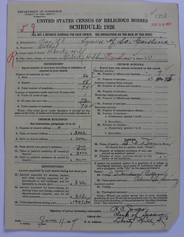 Scan of Presbyterian Church in the United States: 1454
