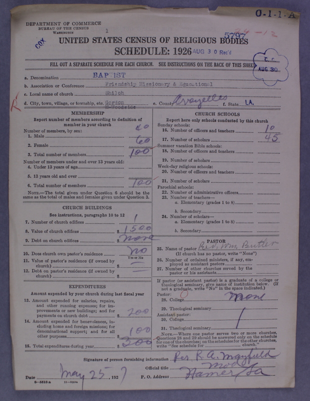 Scan of Negro Baptists: 5797