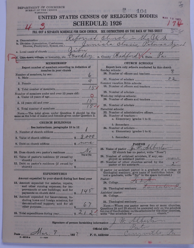 Scan of Reformed Church in the United States: 104