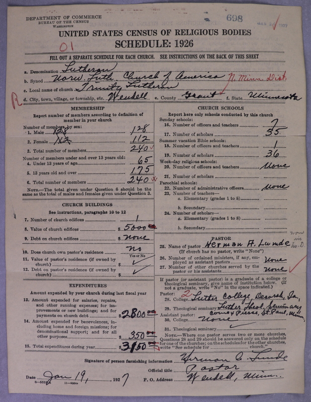 Scan of Norwegian Lutheran Church of America: 698
