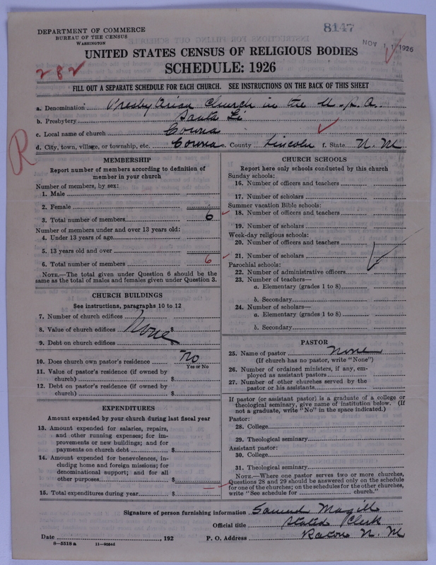 Scan of Presbyterian Church in the United States of America: 8147
