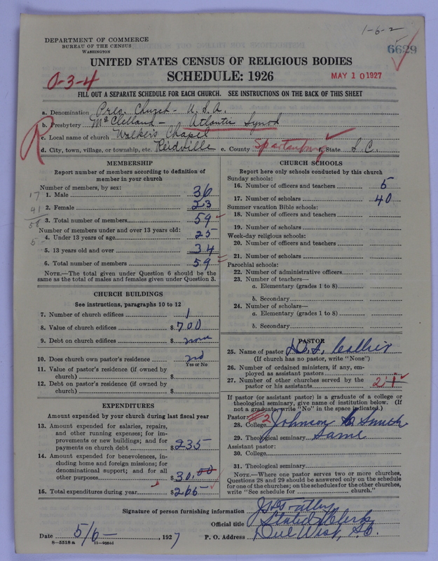Scan of Presbyterian Church in the United States of America: 6629