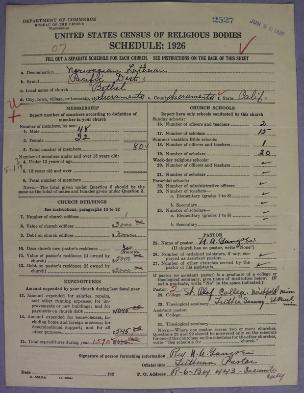 Scan of Norwegian Lutheran Church of America: 2528