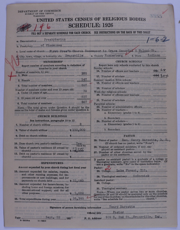 Scan of Presbyterian Church in the United States of America: 3355