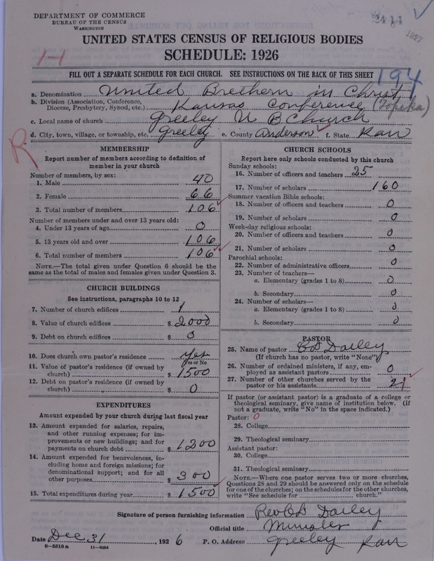 Scan of Church of the United Brethren in Christ: 2144