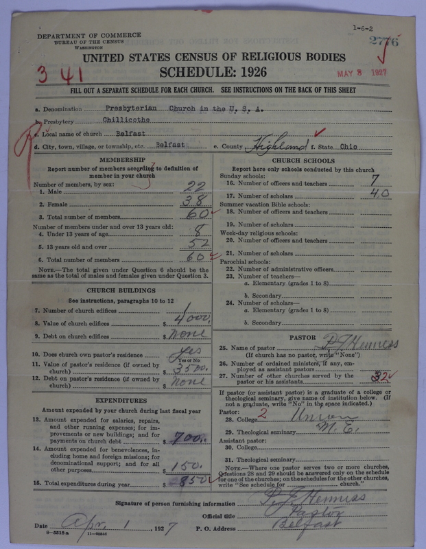 Scan of Presbyterian Church in the United States of America: 2776