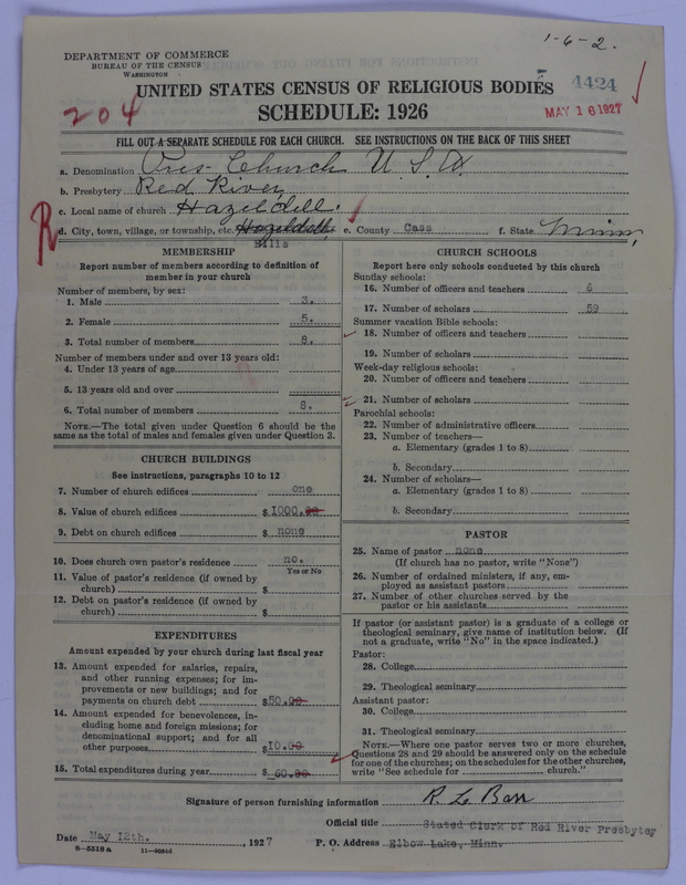 Scan of Presbyterian Church in the United States of America: 4424