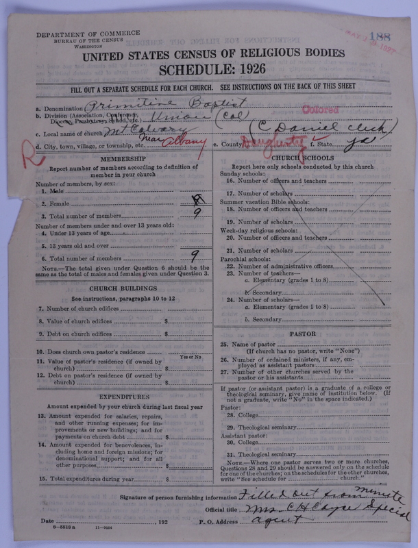 Scan of Colored Primitive Baptists: 188