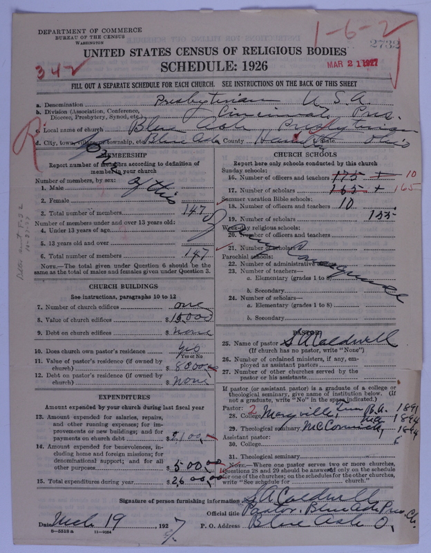 Scan of Presbyterian Church in the United States of America: 2732