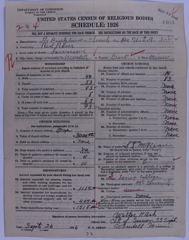 Scan of Presbyterian Church in the United States of America: 4463