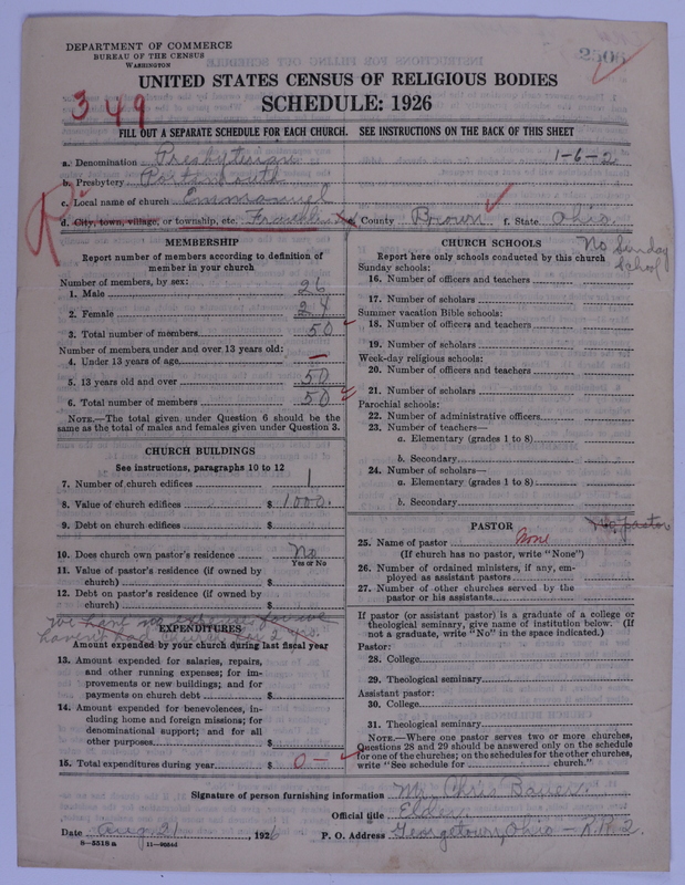Scan of Presbyterian Church in the United States of America: 2506