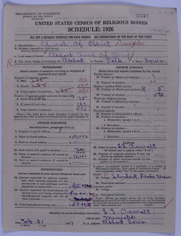 Scan of Disciples of Christ: 2347