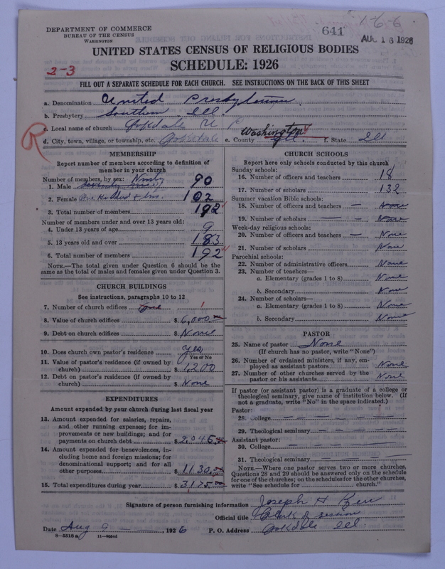 Scan of United Presbyterian Church of North America: 641