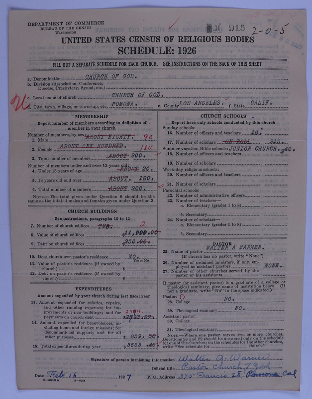 Scan of Church of God (Headquarters, Anderson, Ind.): 915