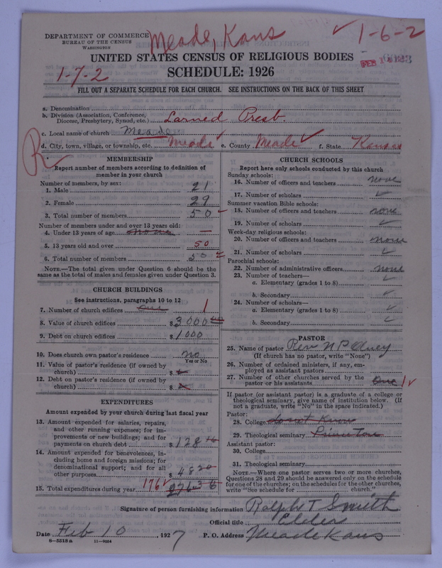 Scan of Presbyterian Church in the United States of America: 6023