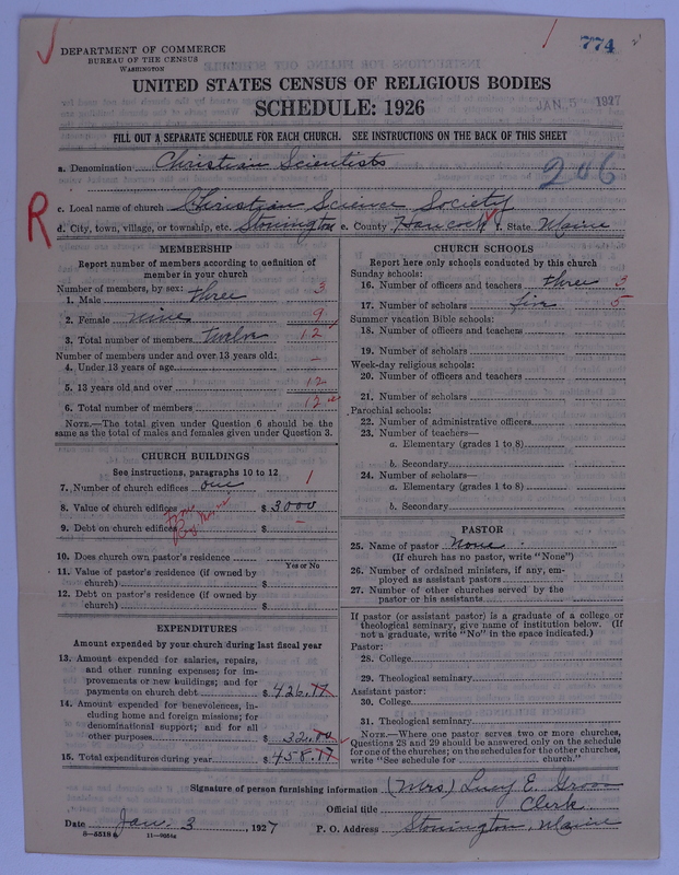 Scan of Church of Christ, Scientist: 774