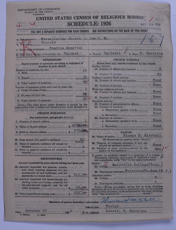 Scan of Presbyterian Church in the United States: 812