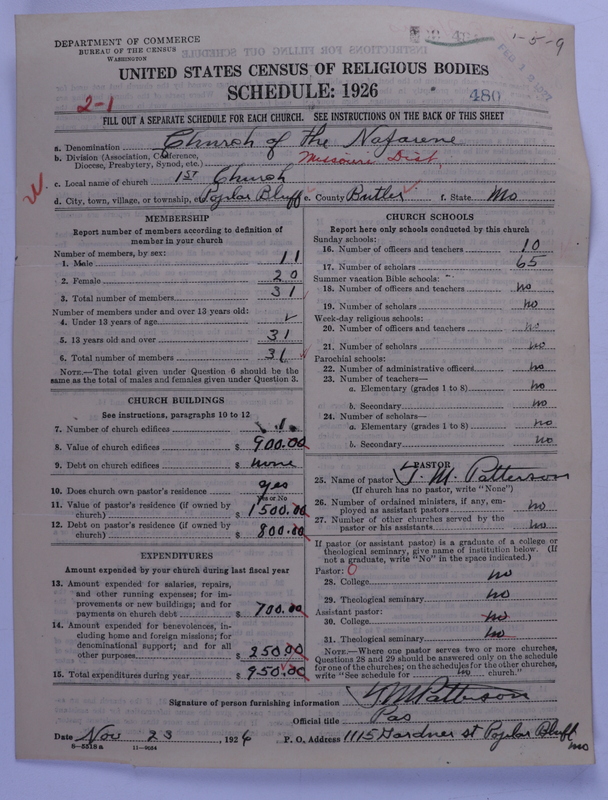 Scan of Church of the Nazarene: 480