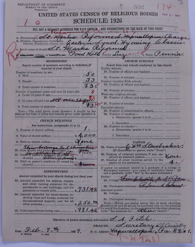Scan of Reformed Church in the United States: 552