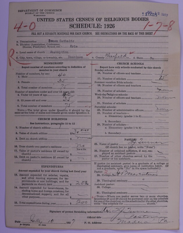 Scan of Roman Catholic Church: 11028