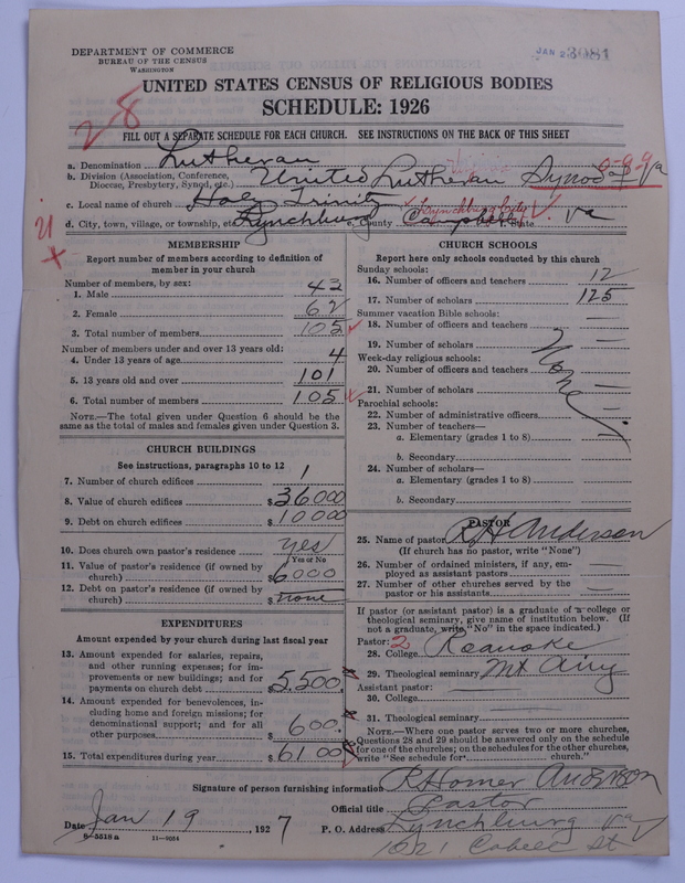 Scan of United Lutheran Church in America: 3081