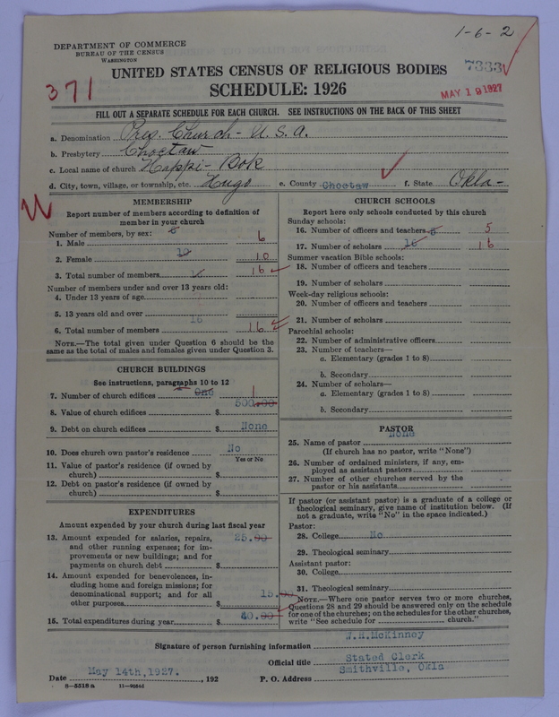 Scan of Presbyterian Church in the United States of America: 7333