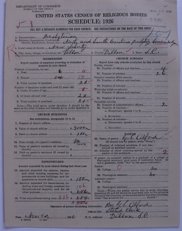 Scan of Presbyterian Church in the United States: 1399