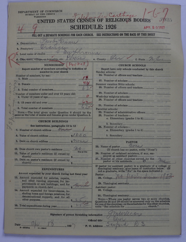 Scan of Presbyterian Church in the United States: 1025