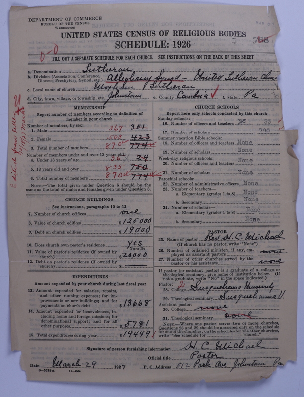 Scan of United Lutheran Church in America: 768