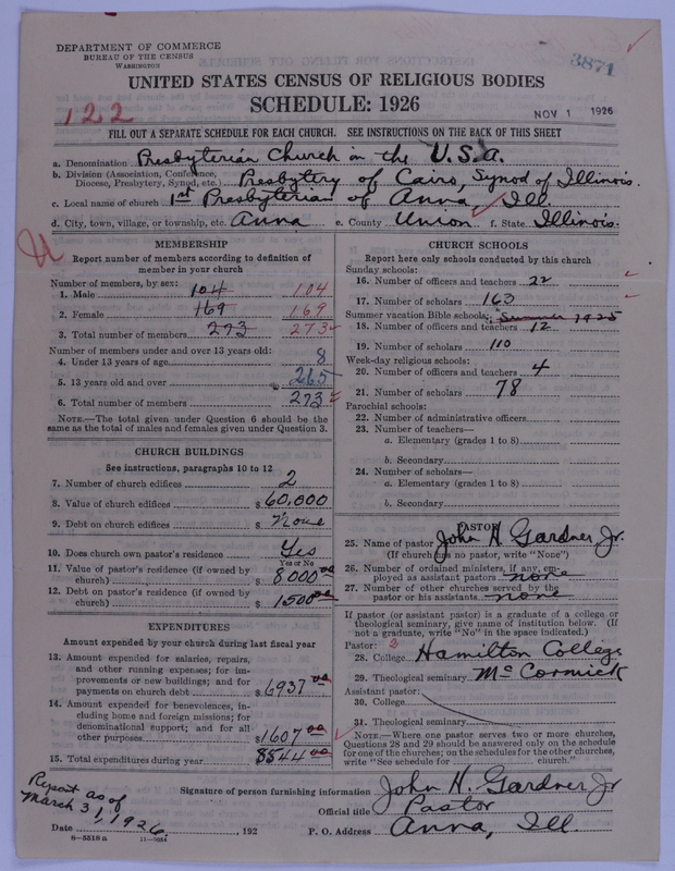 Scan of Presbyterian Church in the United States of America: 3871