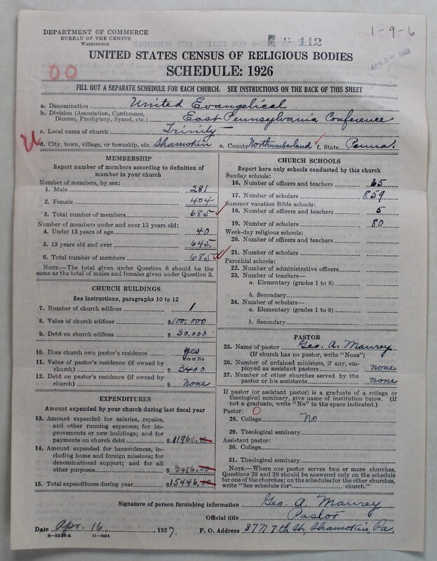 Scan of Evangelical Congregational Church: 112