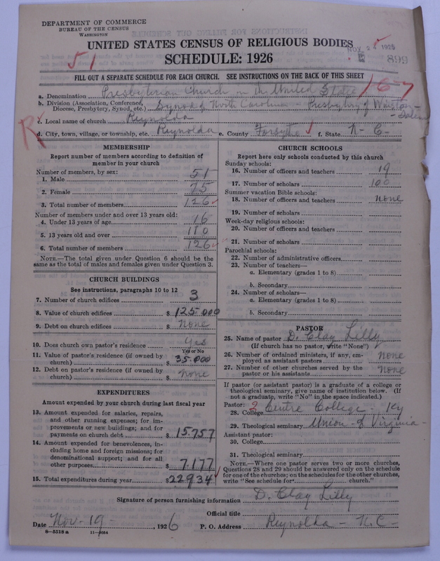 Scan of Presbyterian Church in the United States: 899