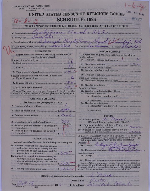 Scan of Presbyterian Church in the United States of America: 8077