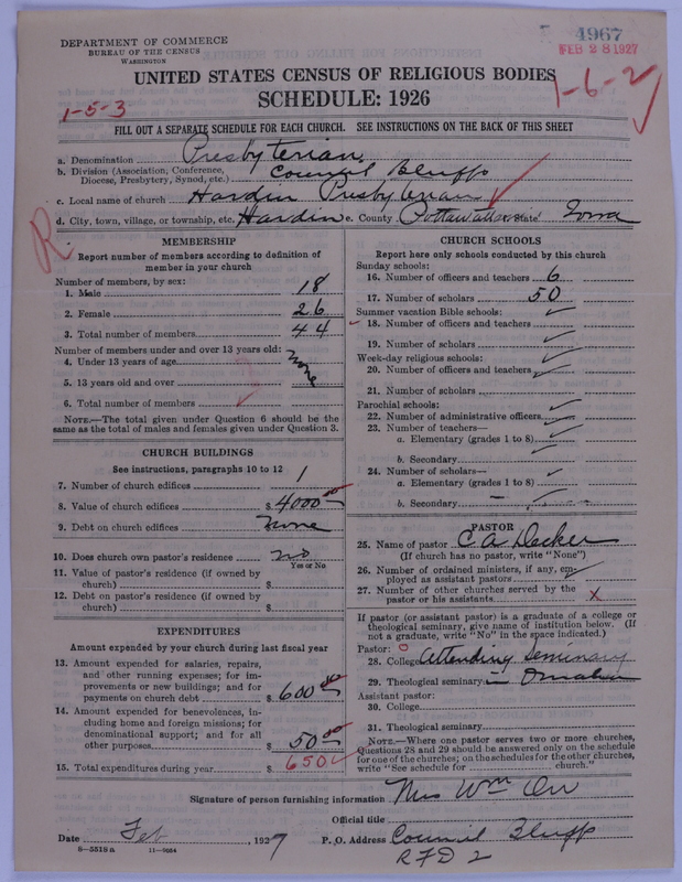 Scan of Presbyterian Church in the United States of America: 4967