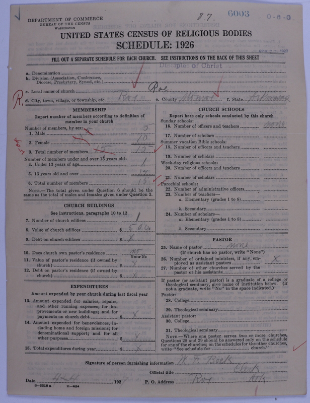 Scan of Disciples of Christ: 6003