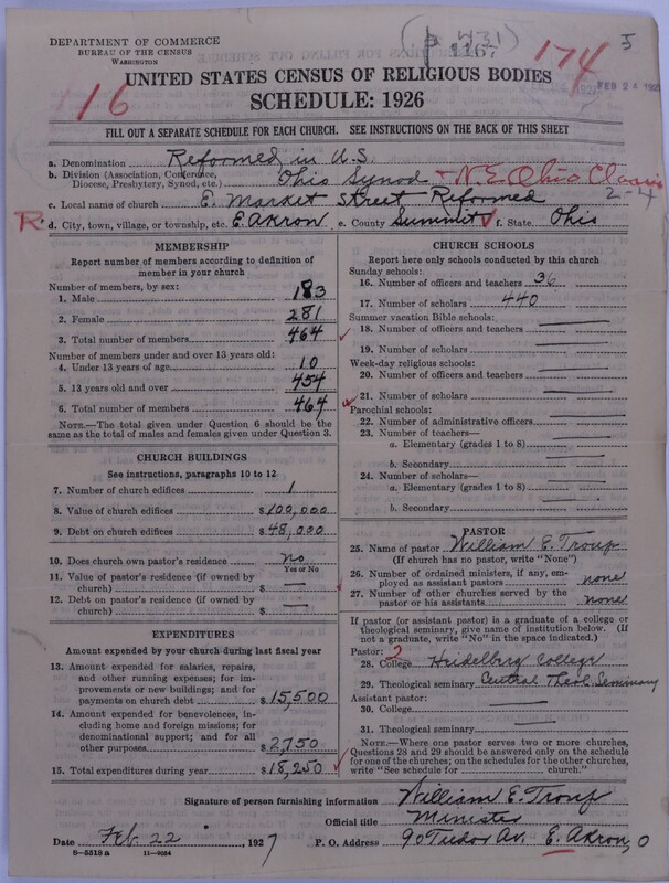 Scan of Reformed Church in the United States: 1167