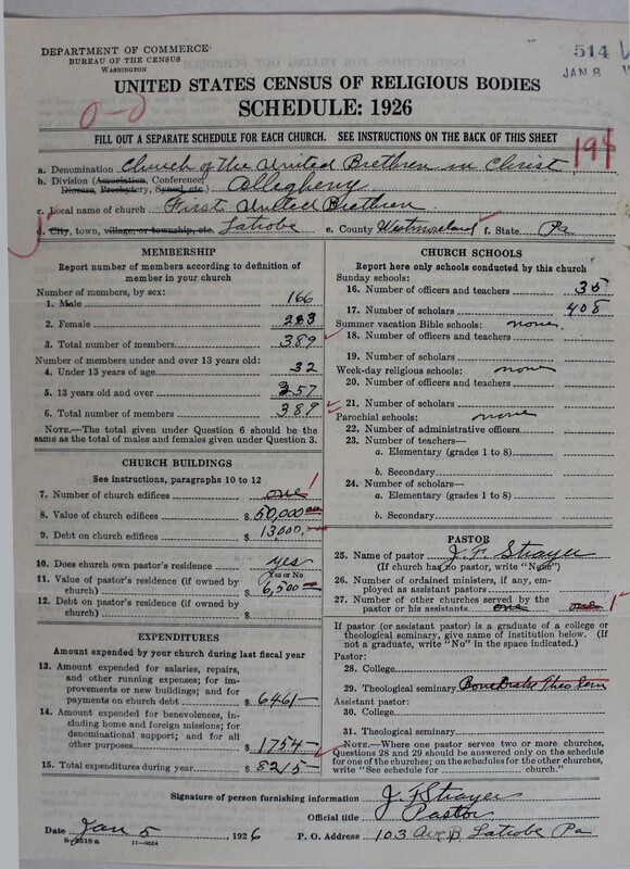 Scan of Church of the United Brethren in Christ: 514